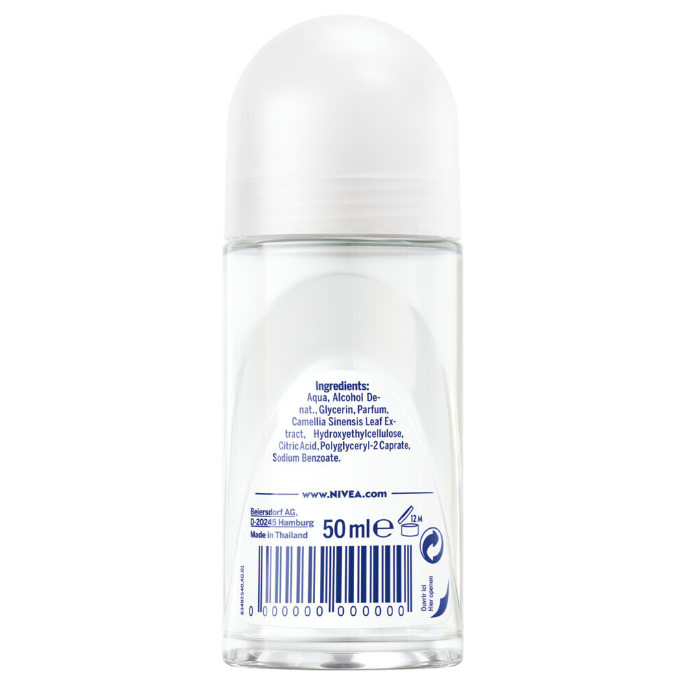6x Nivea Deodorant Roller Naturally Good Green Tea50 ml