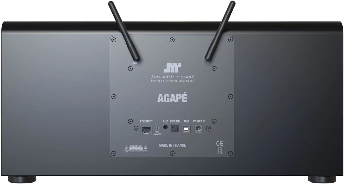 Jean-Marie Reynaud Agapé Noir satiné Enceintes connectées
