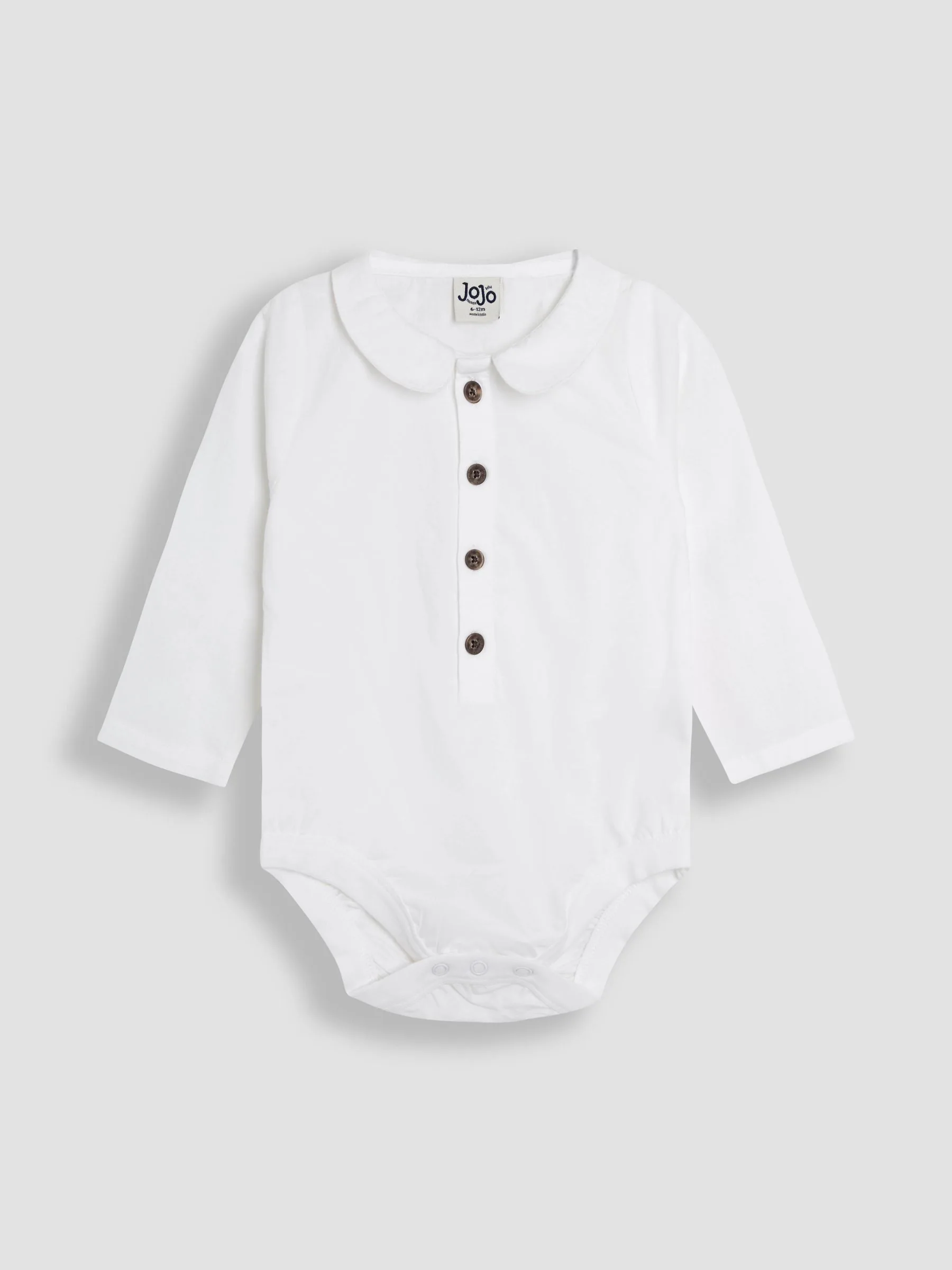 Pastelgeel - JoJo Maman Bébé 4-delige set van overhemd en broek met strik en bretels