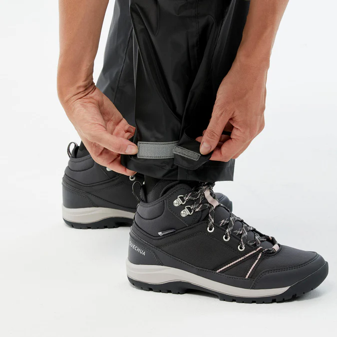 Decathlon Quechua - Calça impermeável feminina Quechua Raincut