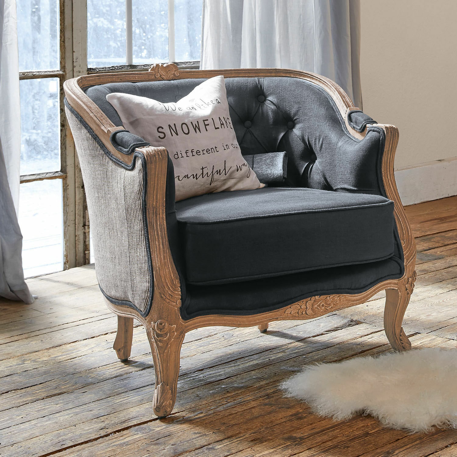 Sessel Annezay schwarz