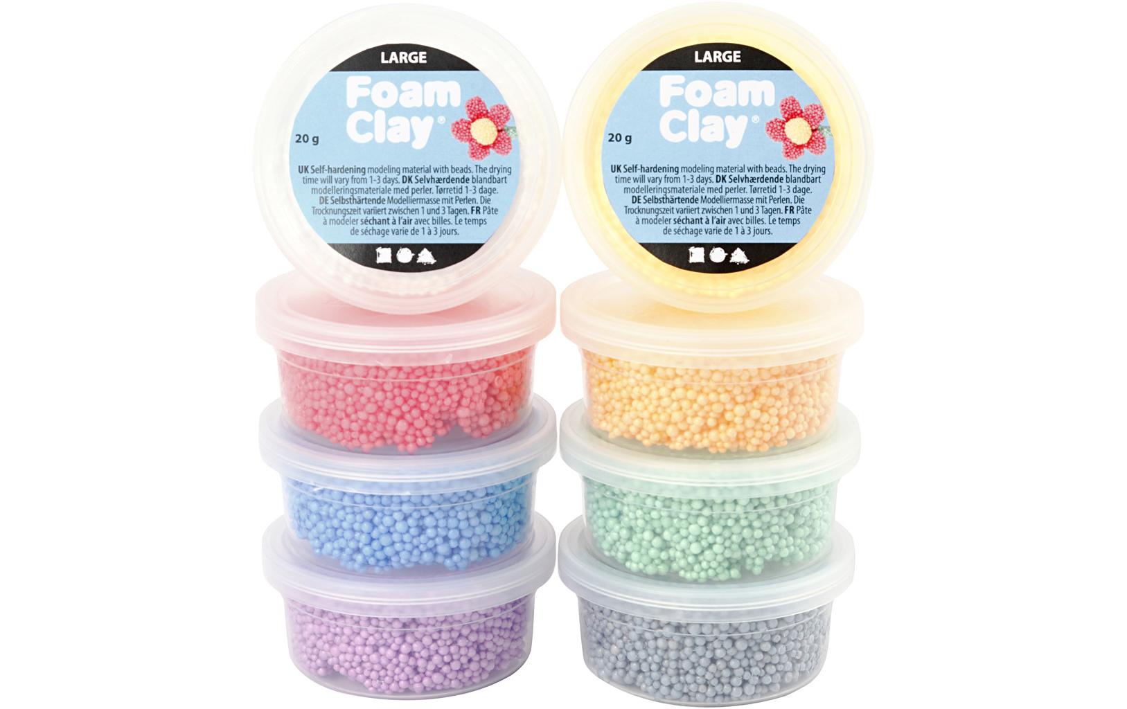 Modellier-Set Foam Clay Extra Large 8-teiligFoam Clay Set