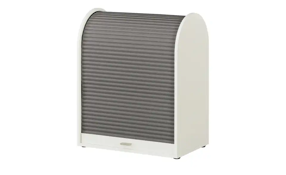 Jalousieschrank Euphrat 86 cm 69 cm Weiß, Graphit