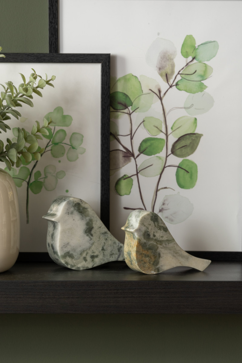 Statue Bird Small PT4100BR Brown