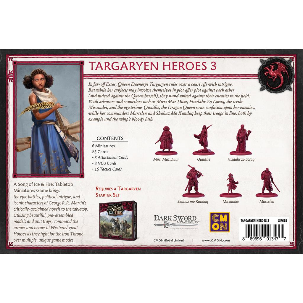 Le Trône de Fer : le Jeu de Figurines - Héros Targaryen III