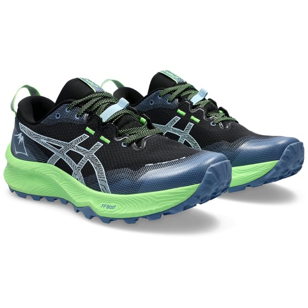 Chaussure trail ASICS GEL-TRABUCO 12 BLACK/LIGHT BLUE