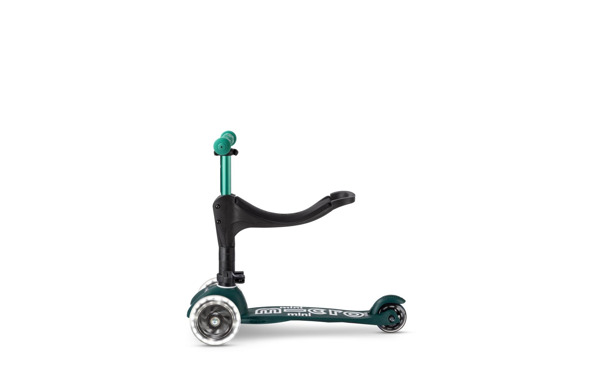 Kickboard Mini Micro 3in1 Deluxe Eco Grün<br>Kids Scooter aus recycelten Fischernetzen