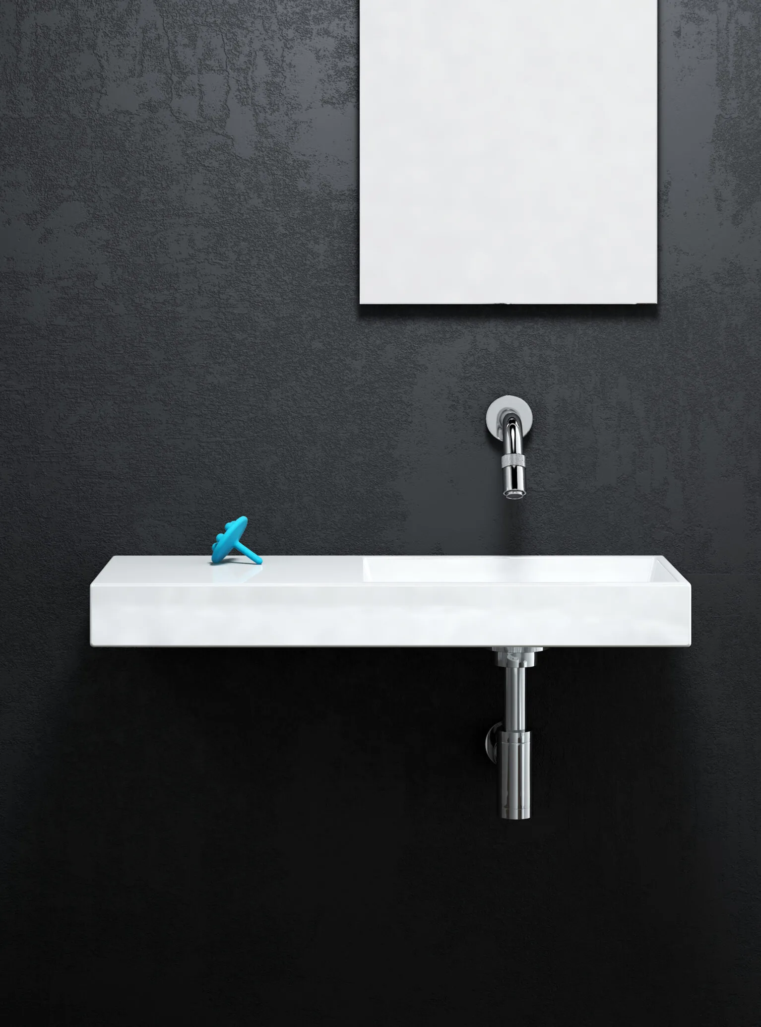Clou Wash Me siliconen waterstop blauw