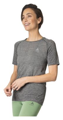 Maillot Manches Courtes Odlo Essential Seamless Femme Gris