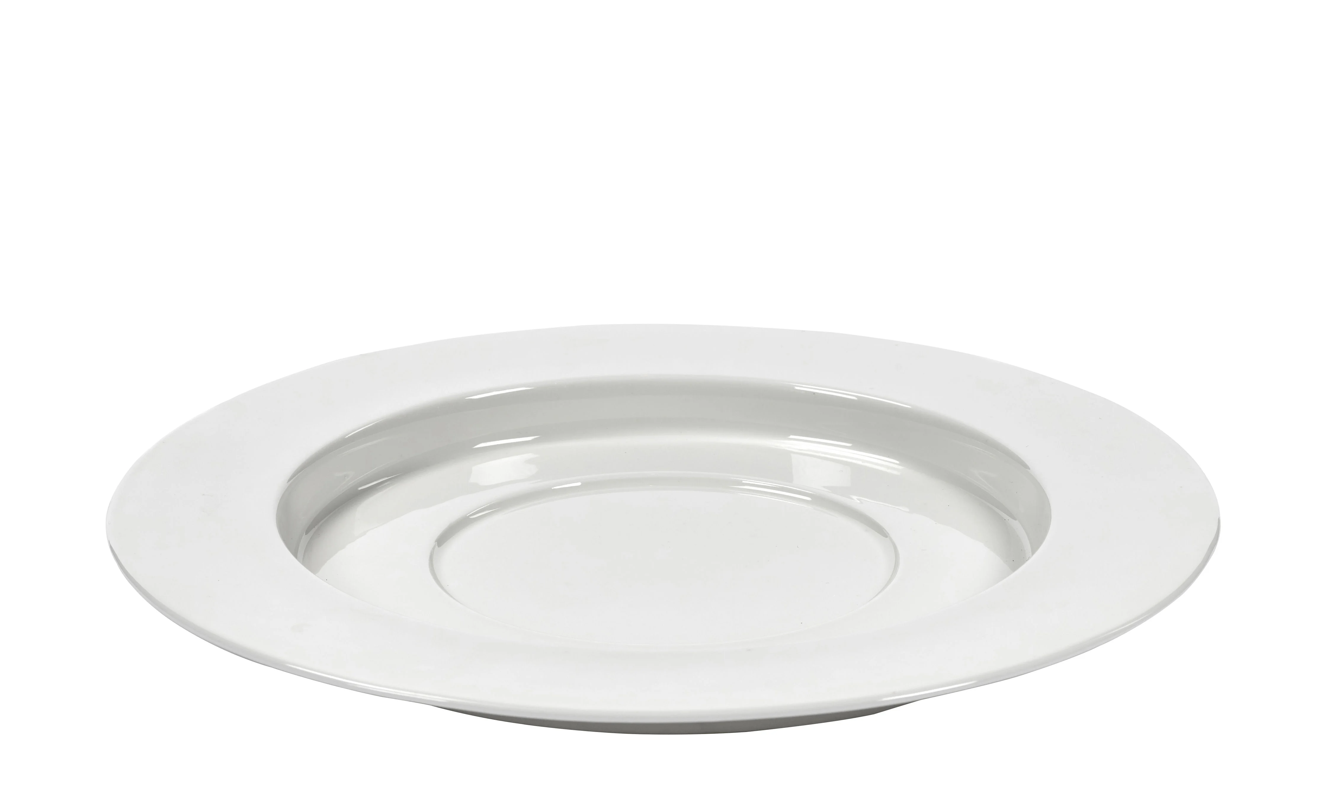 SAN PELLEGRINO - Sous-assiette céramique | Blanc