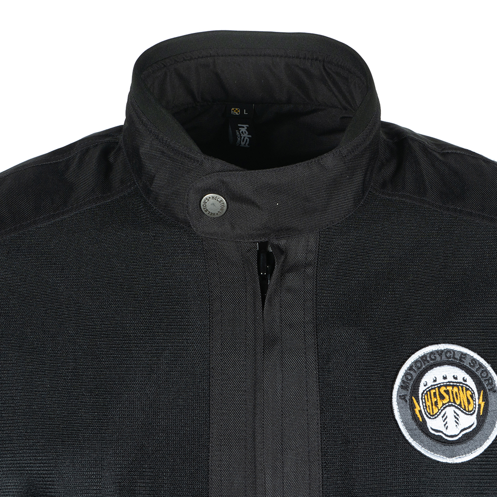 Helstons - Blouson Elron tissu mesh Noir