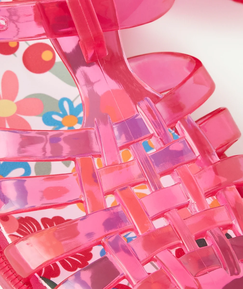 MEDUSESANDALES MÉDUSE FILLE SUNFUN ROSES ET IMPRIMÉES