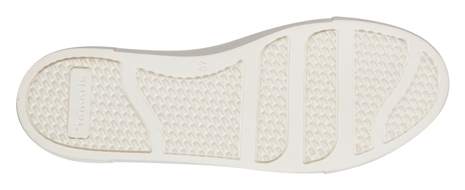 Tamaris Plateausneaker  , Freizeitschuh, Halbschuh, Schnürer mit Besätzen und Glitzerdetails
