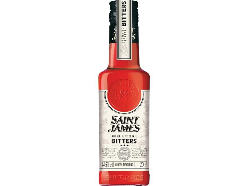 Saint James Aromatic Cocktail Bitters 0.2 l Intensiver Kräuterbitter zum Mixen von Cocktails