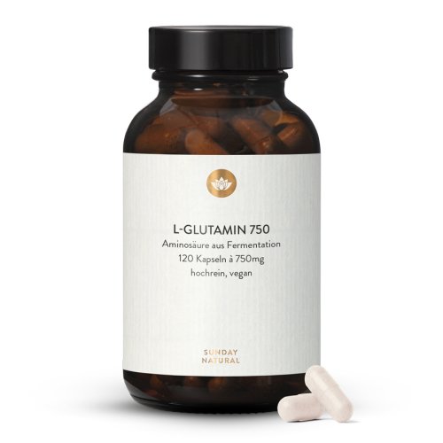 Sunday Natural Products  L-Glutamin 750 mgKapseln