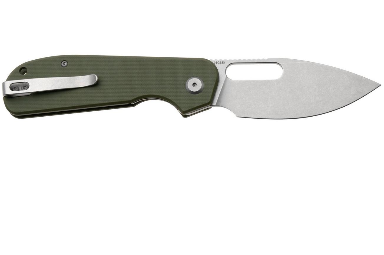 Eutektik EFD EFD-OGSW-R Stonewashed 14C28N, OD Green G10, zakmes