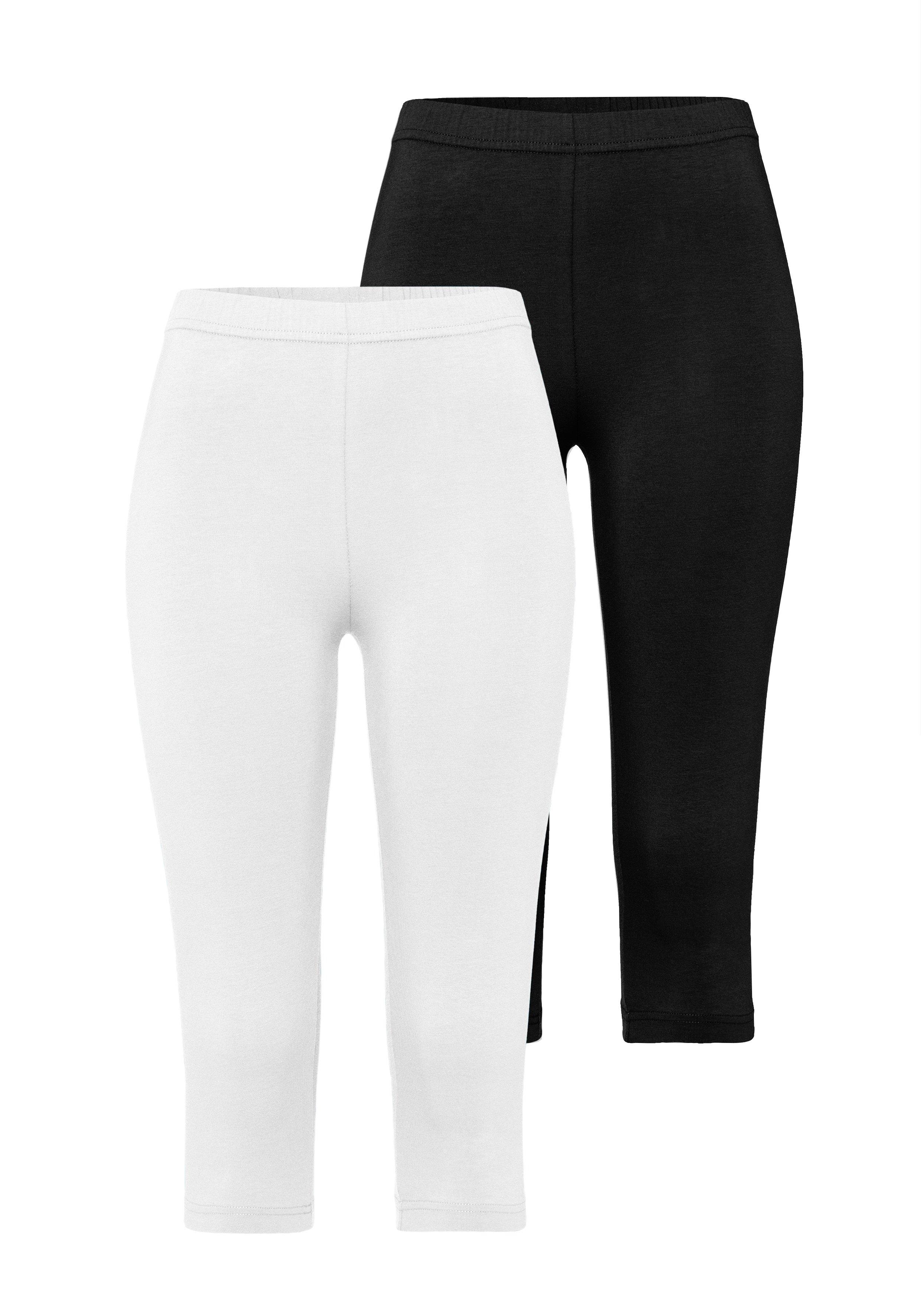 Doppelpack Capri-Leggings