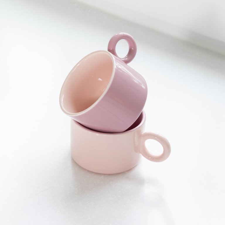 &klevering Chiquito koffie mok set van 2 blauw