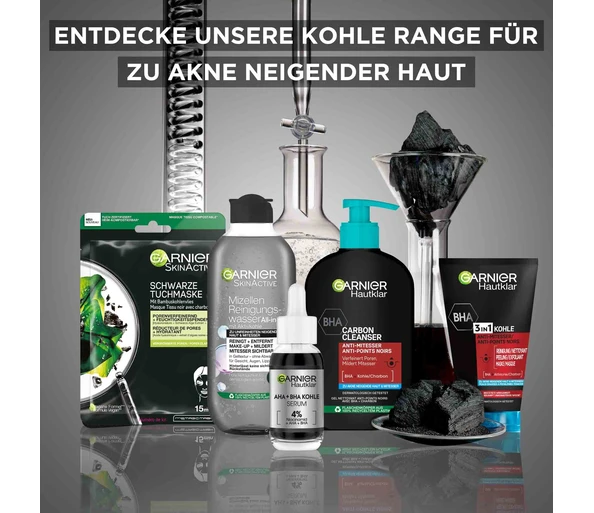 Garnier Hautklar Gel Nettoyant Charbon