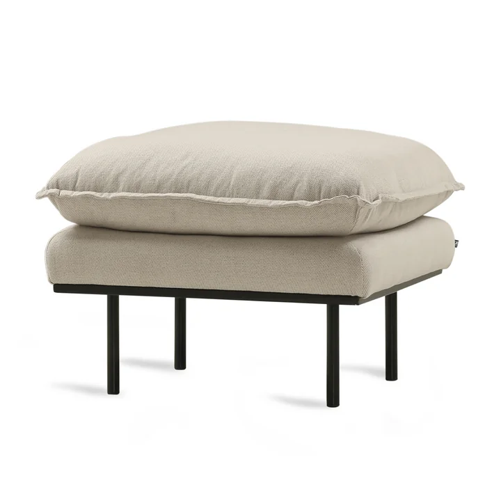 HKliving - Retro Hocker, beige