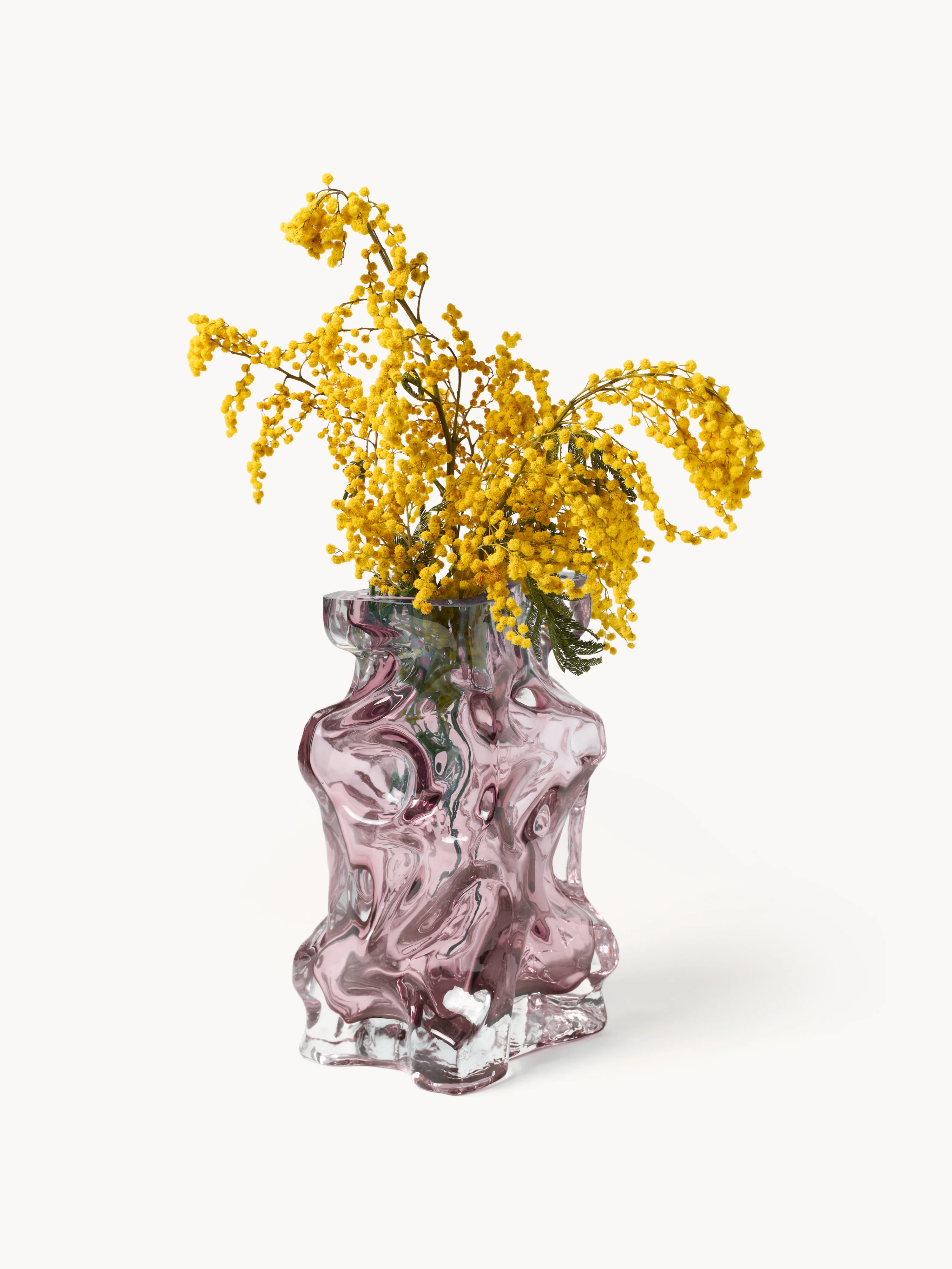 Mondgeblazen vaas Ice, H 25 cm