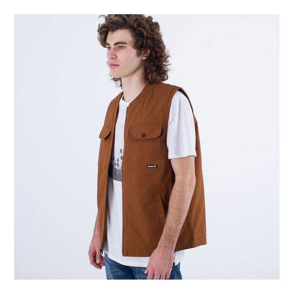Hurley CHIP WORKER - Veste Homme bronzed