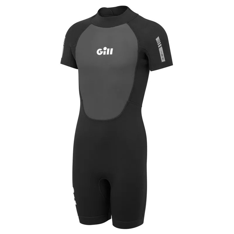 Shorty neoprene enfant gill pursuit 3-2 backzip noir