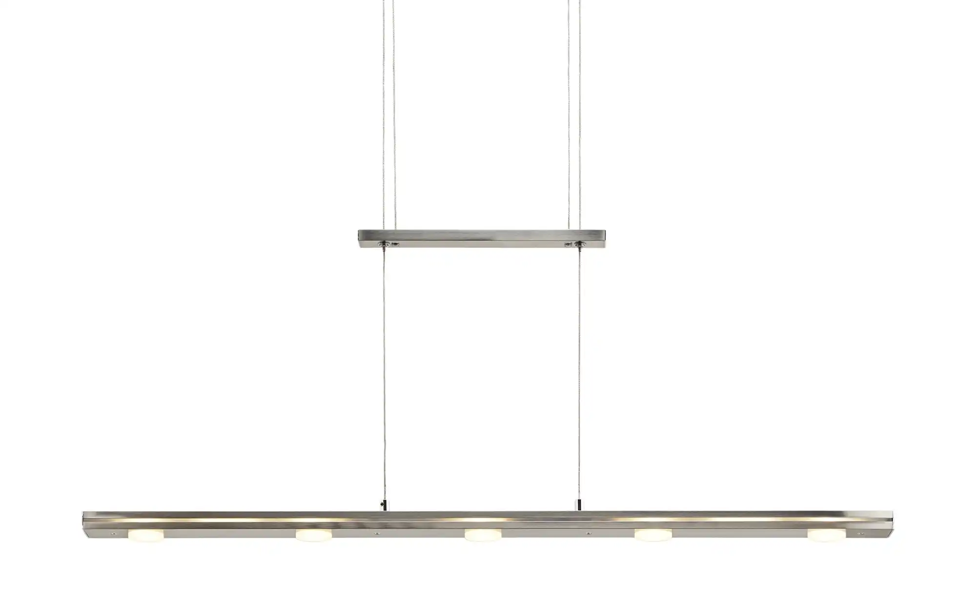 Trio LED-Pendelleuchte, nickel matt mit Dimmer