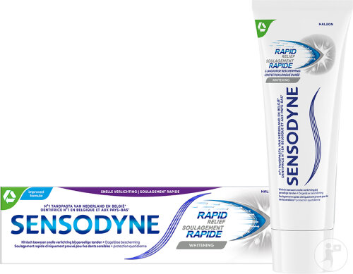 Sensodyne Rapid Relief Whitening Dentifrice Tube 75ml