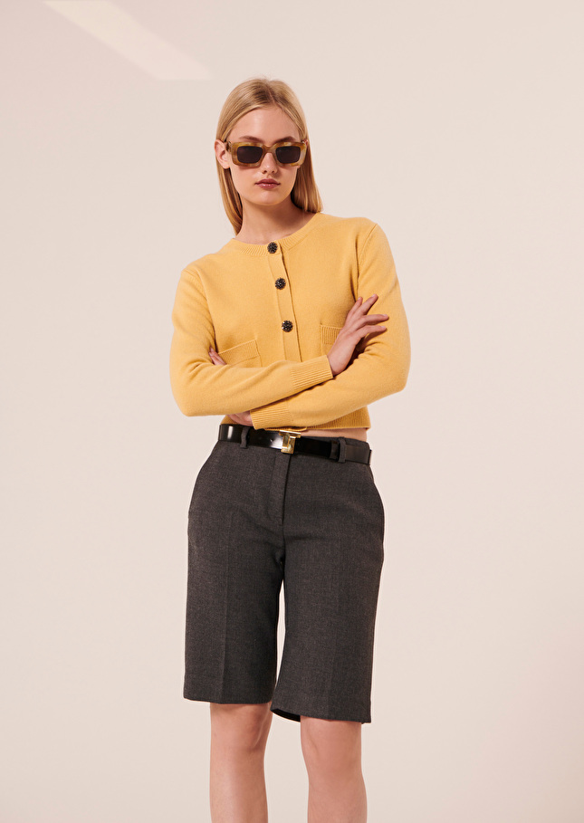 Gilet Gyslainjaune en laine
