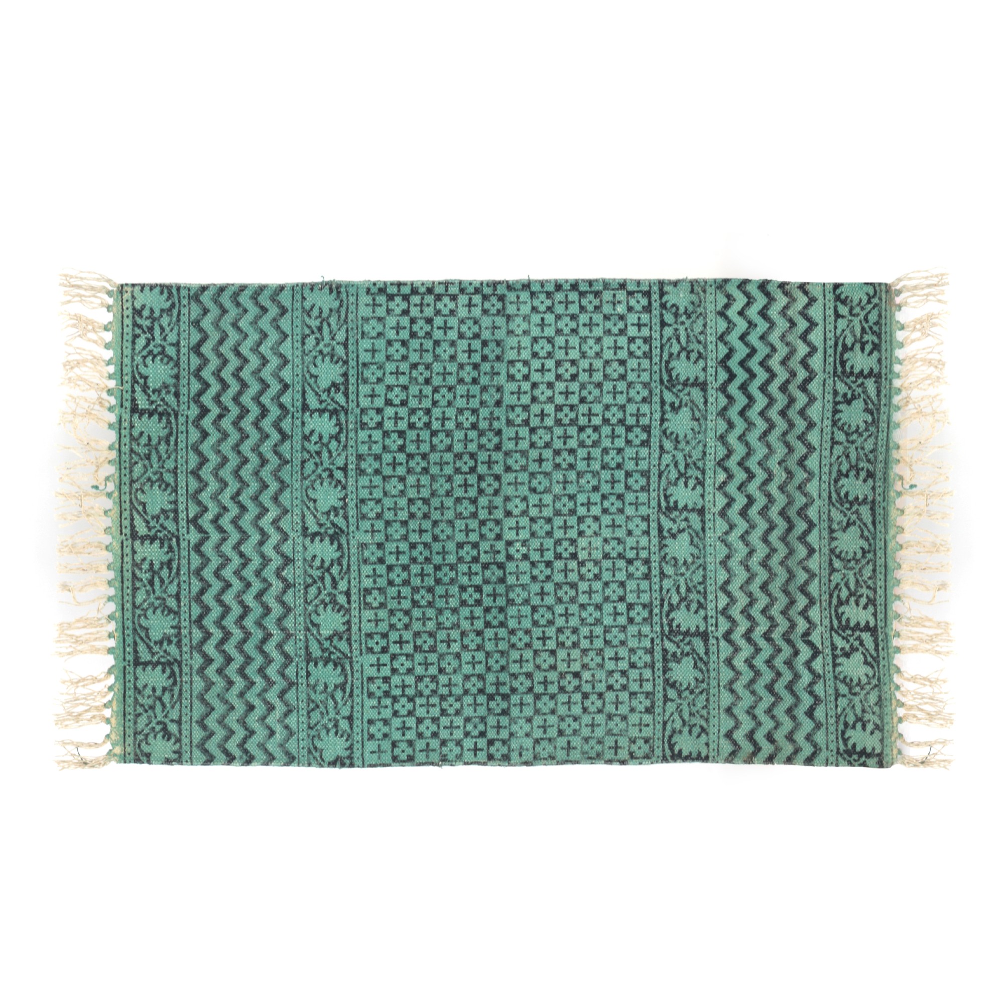 Mini-Rug 'Somava', handbedruckt, T 60 cm, B 90 cm von fischer's lagerhaus