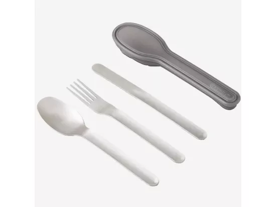 HABITAT - Set de 3 couverts en inox - Black+blum