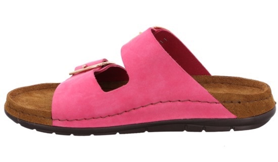Rohde Pantolette »Rodigo«  , Keilabsatz, Sommerschuh, Hausschuh mit komfortablem Softfussbett