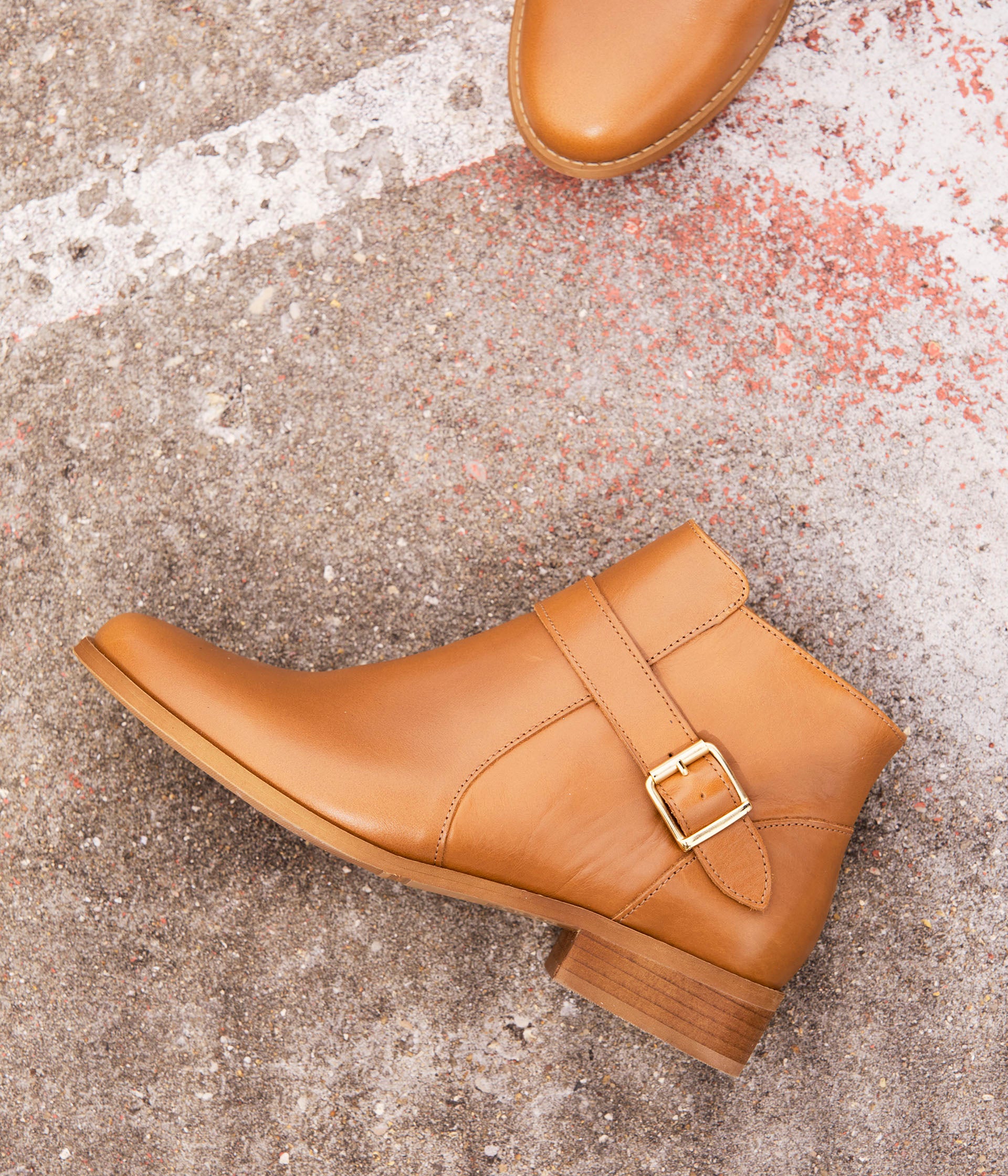 Bottines plates Post