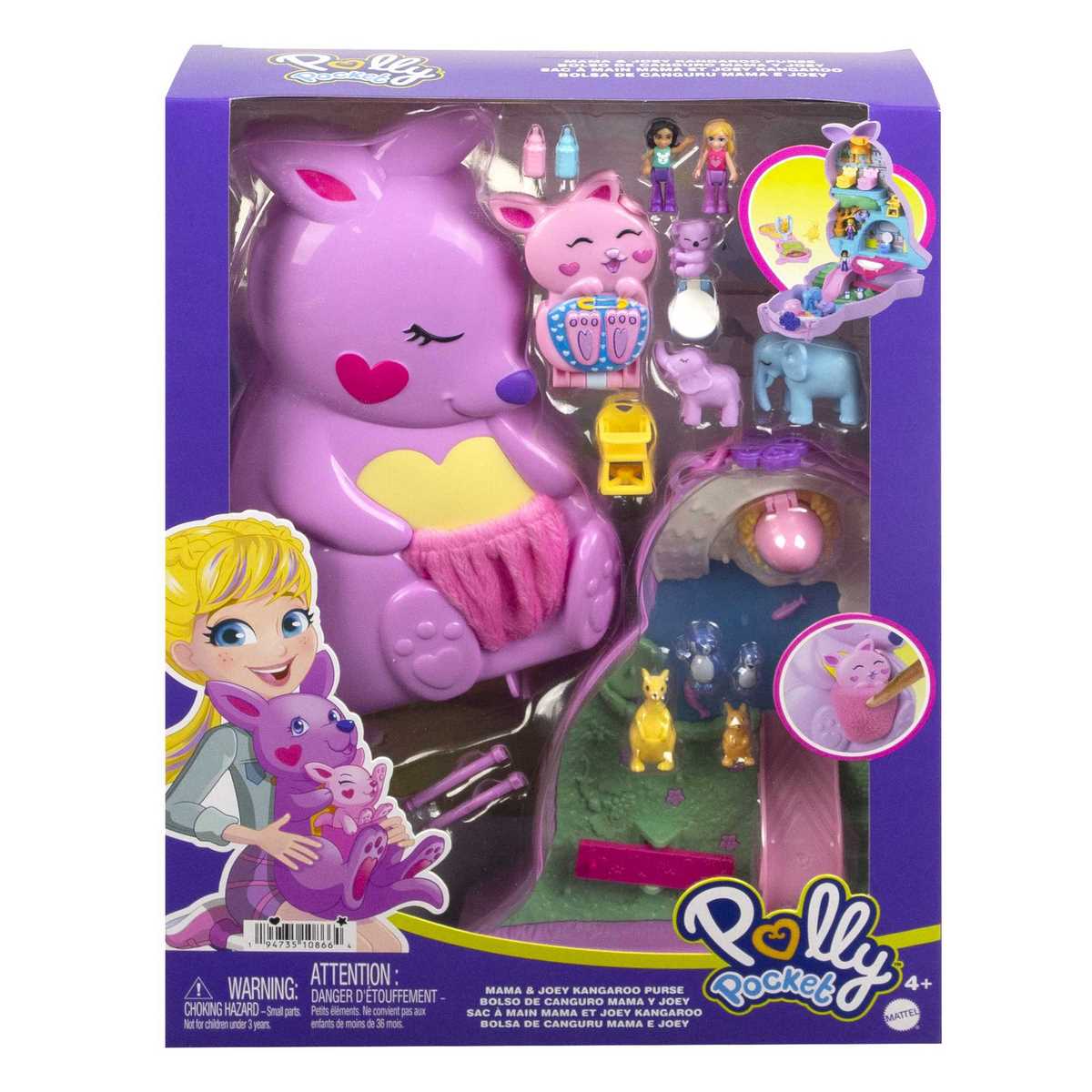 Sac Surprise Polly Pocket - Famille Kangourous