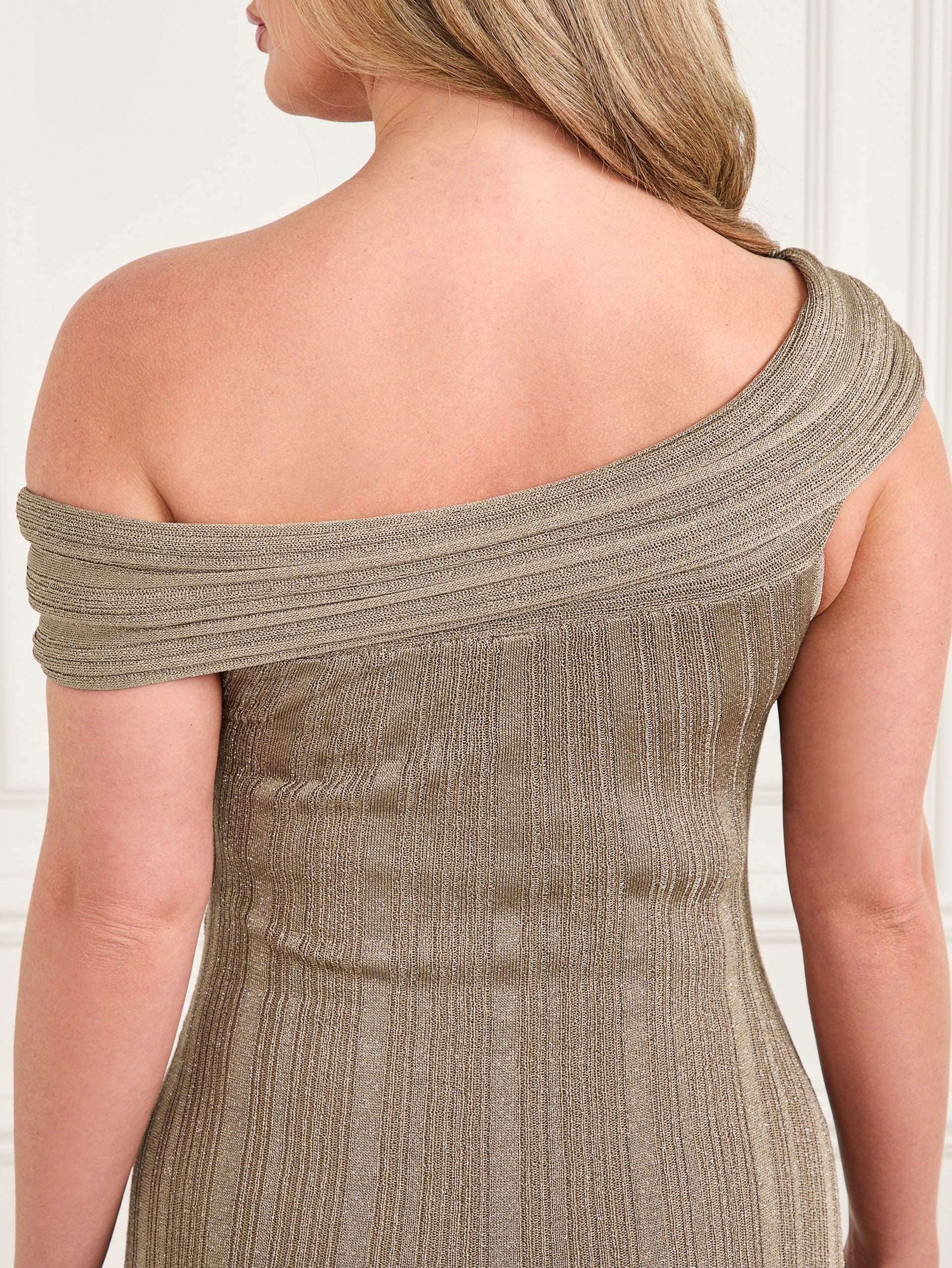 Vestido Gia Twisted Lurex