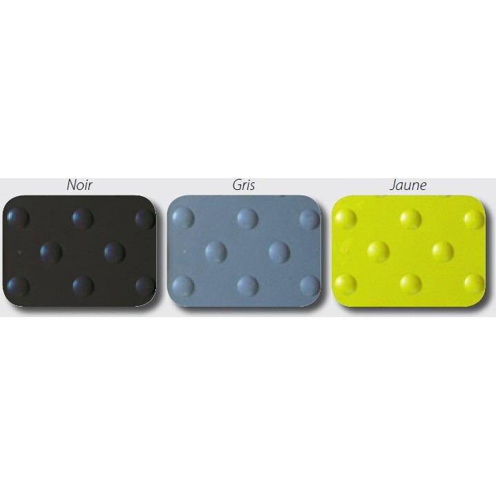 Dalle podotactile en caoutchouc IDECO - Int/Ext