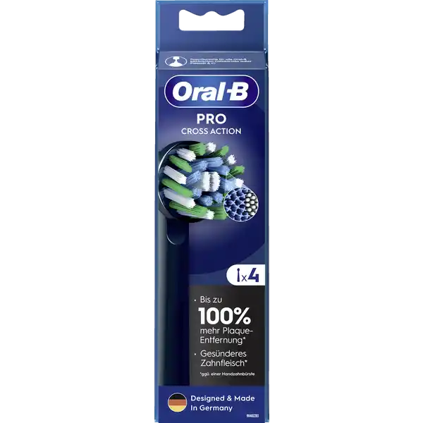 Aufsteckbürsten Pro CrossAction Schwarz
