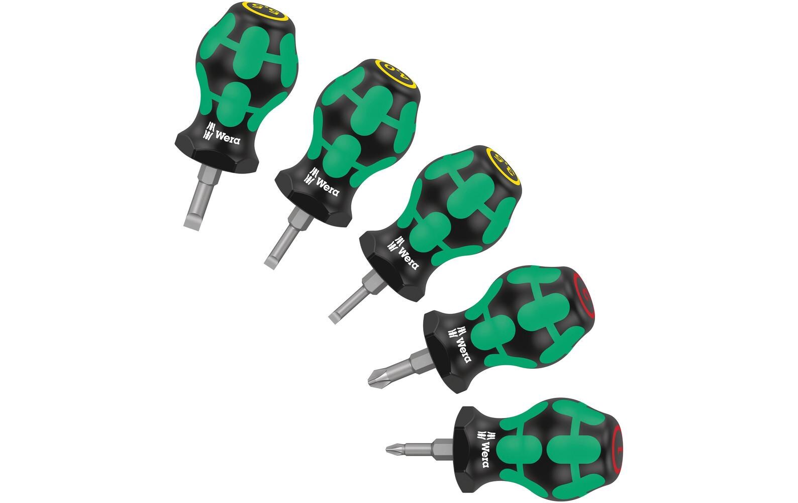 Schraubenzieher-Set Stubby Set 1Kurzer Griff, kurze Klinge