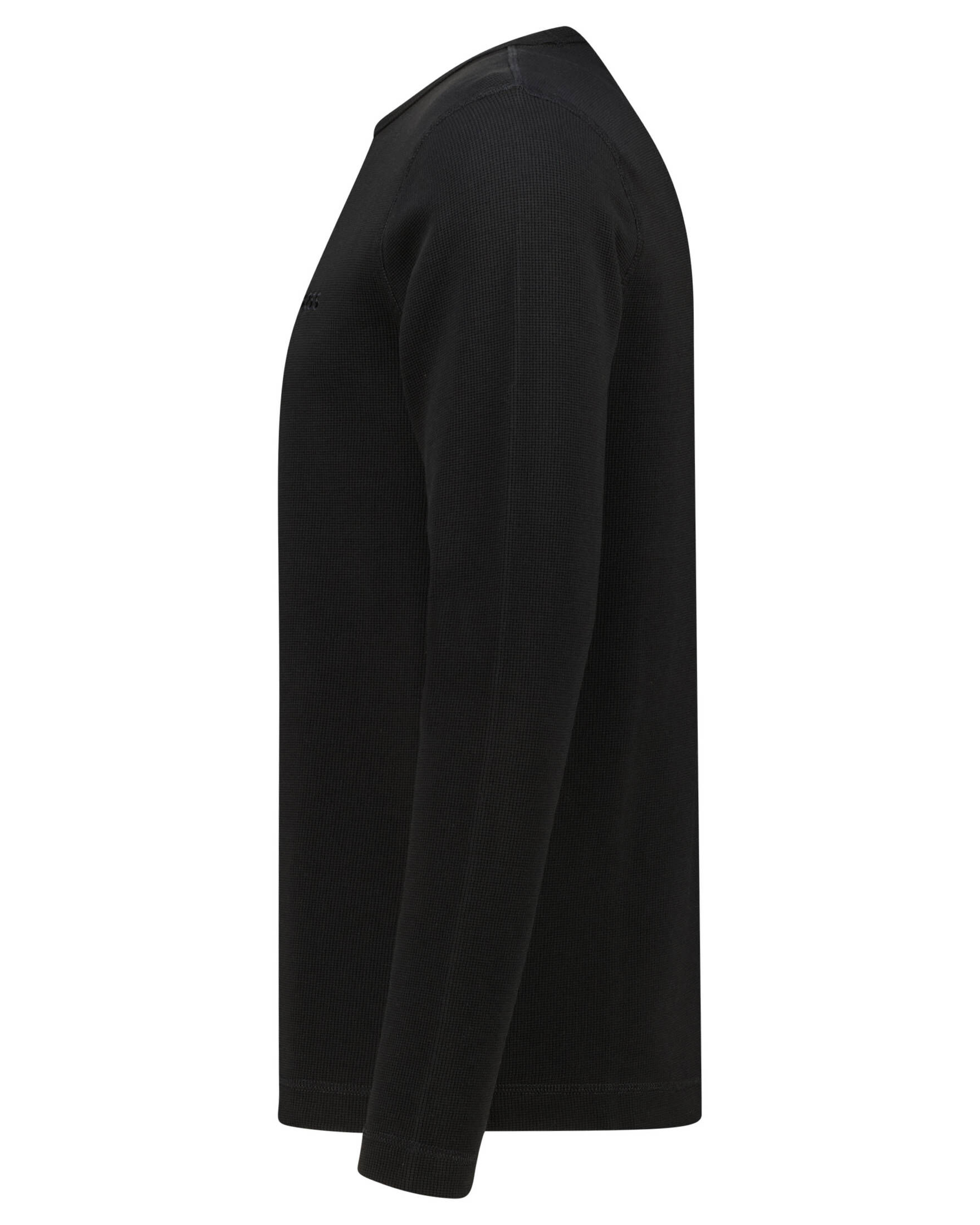 BOSS| Herren Longsleeve TEMPESTO mit Waffelstruktur Regular Fit