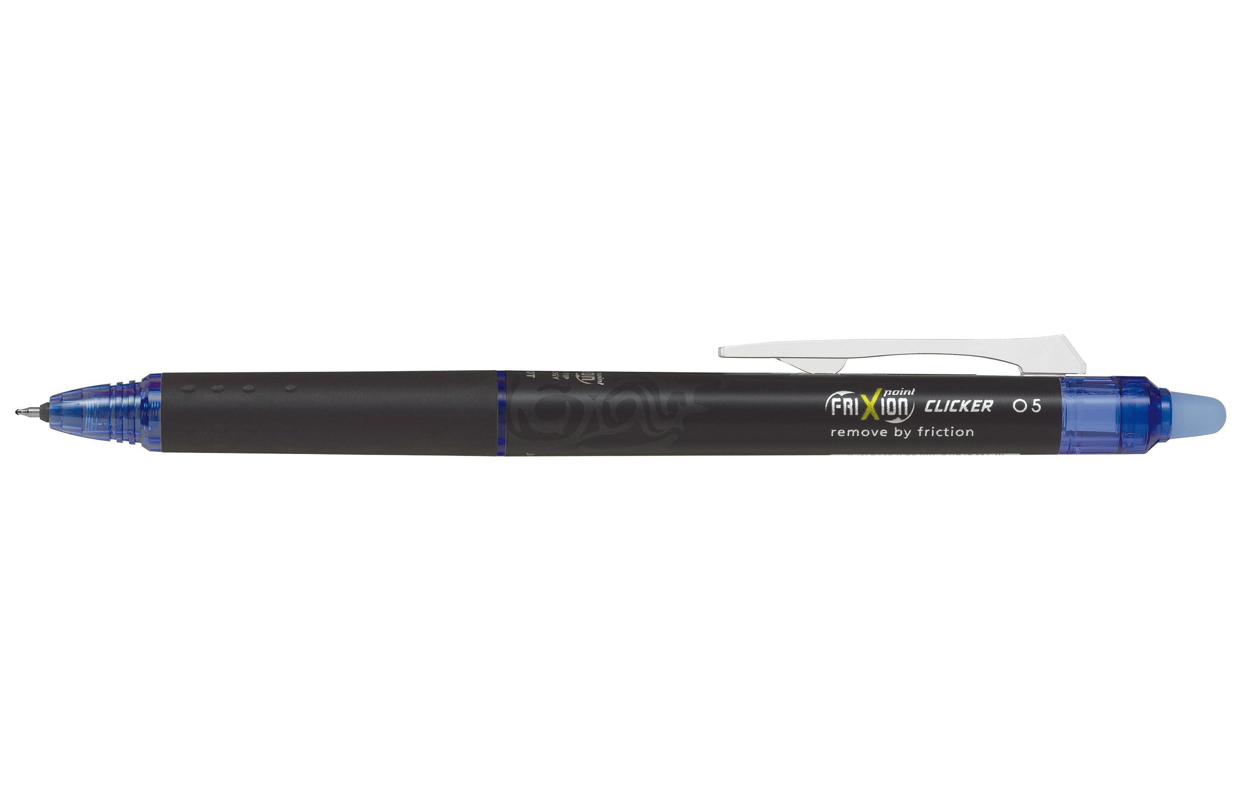 Rollerball FriXion ball Clicker 0.25 mm, BlauOhne Rückstand löschbarer Tintenroller