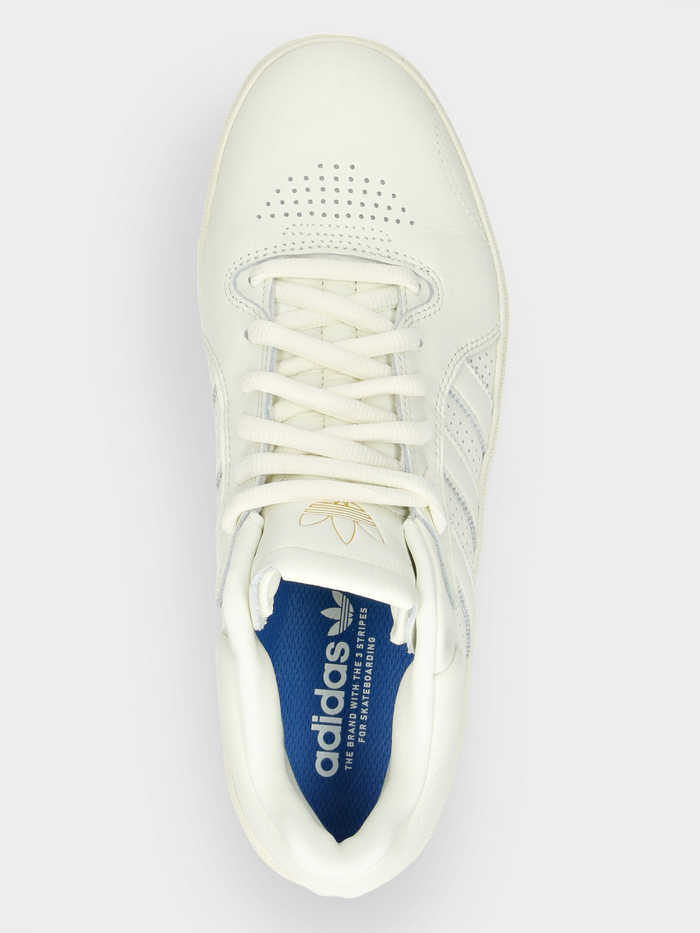 adidas Skateboarding Tyshawn Skate Shoes ivory/ivory/blubir