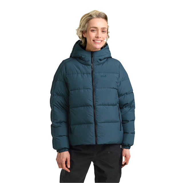 Jack Wolfskin Daunenjacke »Frozen Palace Jkt W Rds« mit Kapuze Wärmend, winddicht, Winterjacke