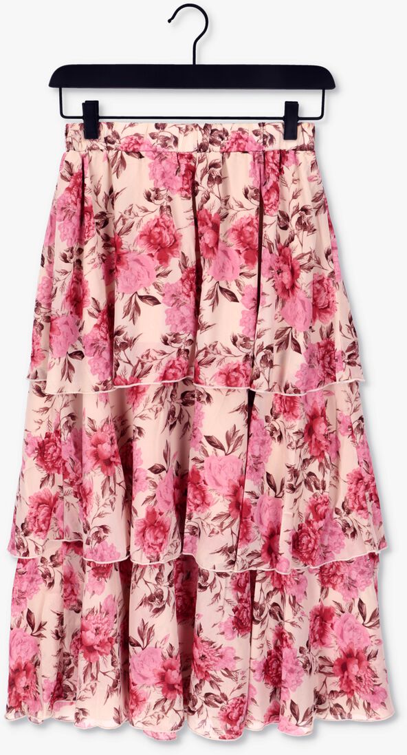 NA-KD roze na-kd a-lijn midi frilled skirt