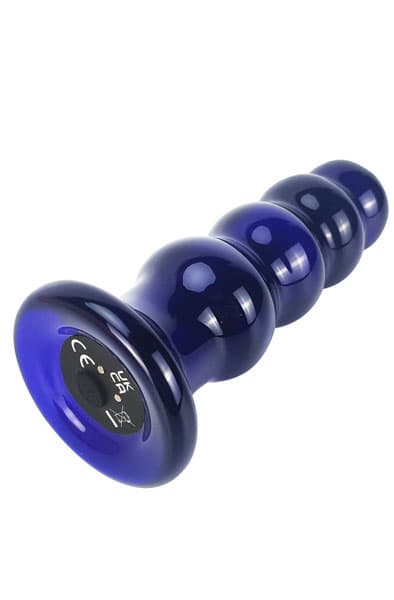 ToyJoy Radiant Vibrating Glass Plug 11,5 cm Analplugg med vibrator