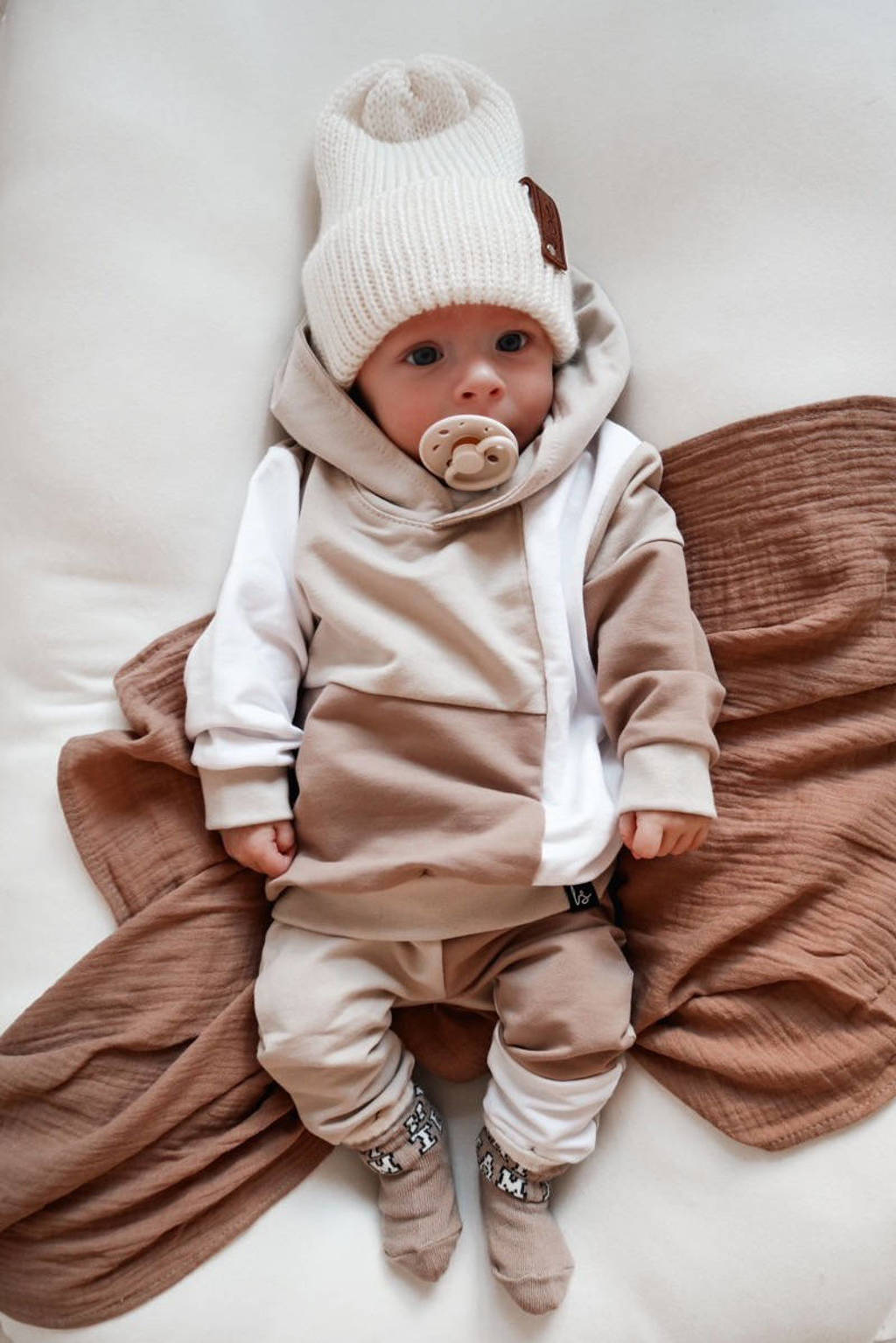 Babystyling babybroek beige