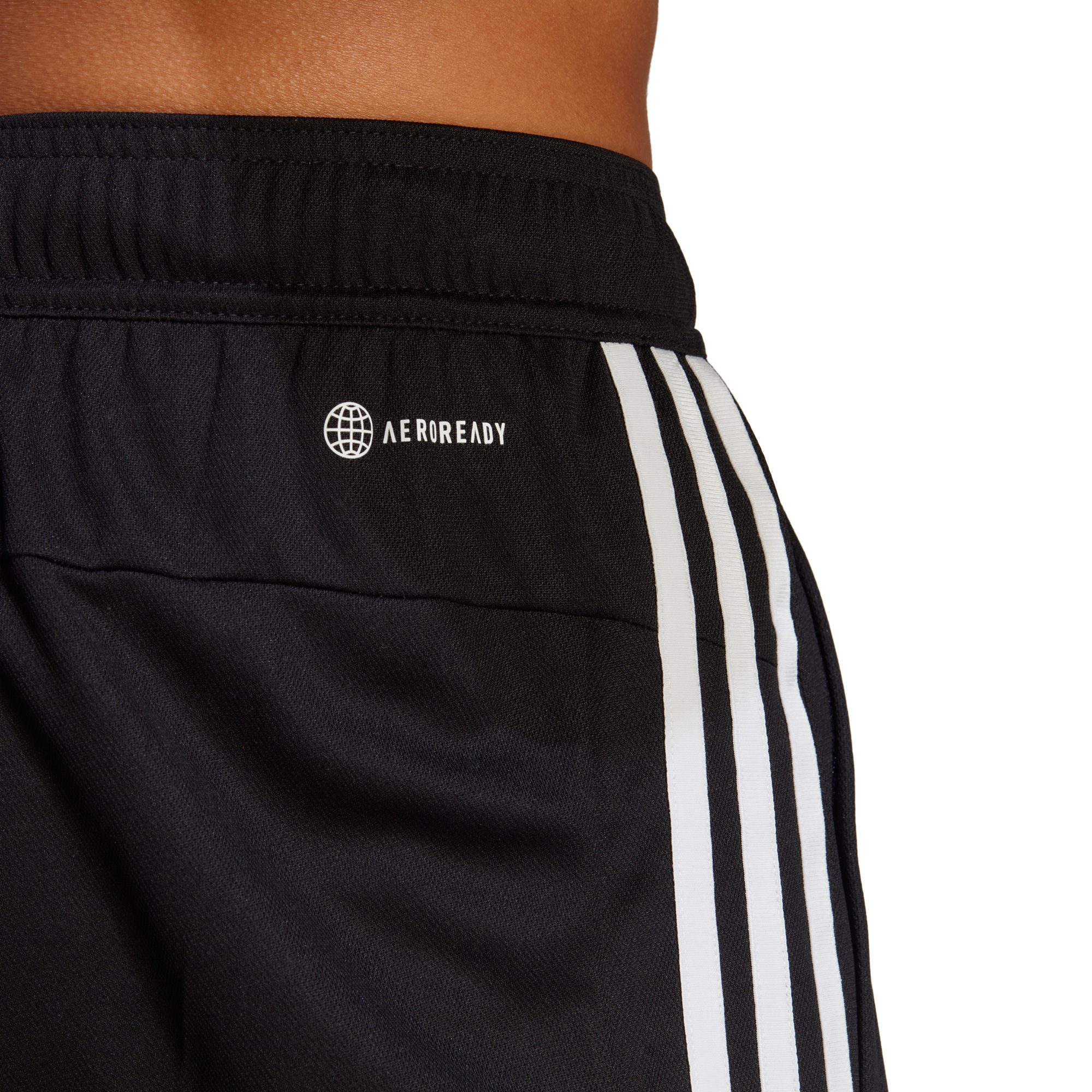 adidas Train Essentials Piqué 3-Streifen Trainingsshorts Herren schwarz