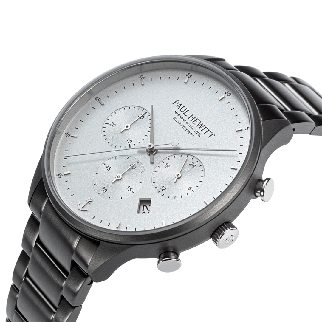 Paul Hewitt Chrono Marinium Ocean Steel Black Ø 42