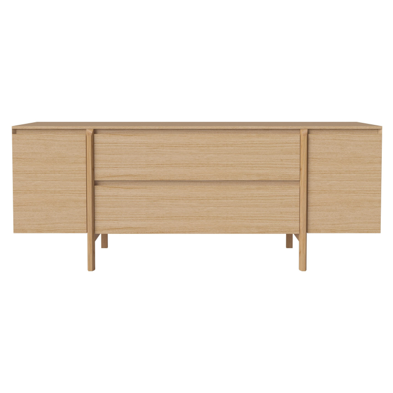 Bolia Daia dressoir 180cm met lades geolied eiken
