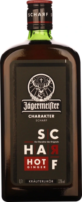 JÄGERMEISTER SCHARF HOT GINGER 70CL